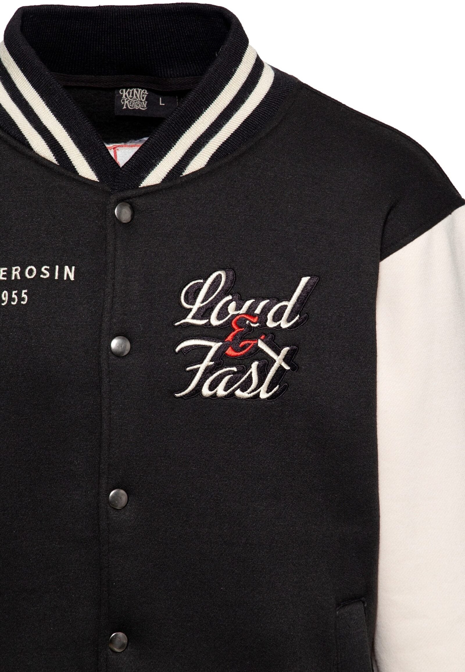King Kerosin College Sweatjacke »Loud and Fast« MoFa Lounge Künzelsau Hohenlohe 2