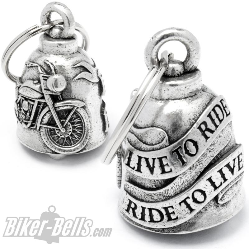 Biker Bell Live To Ride mit Motorrad Chopper MoFa Lounge Künzelsau Hohenlohe Baden Württemberg