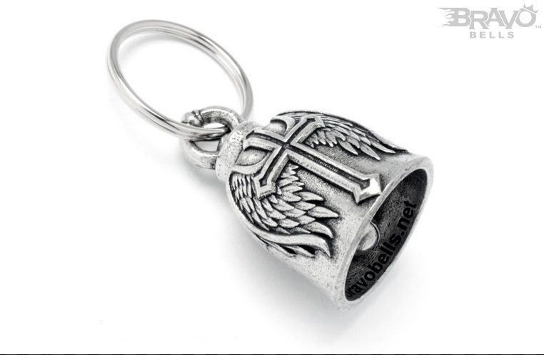 Biker-Bells_Motorradfahrer_Glücksbringer_Glocke_Kreuz_mit_Flügel 3