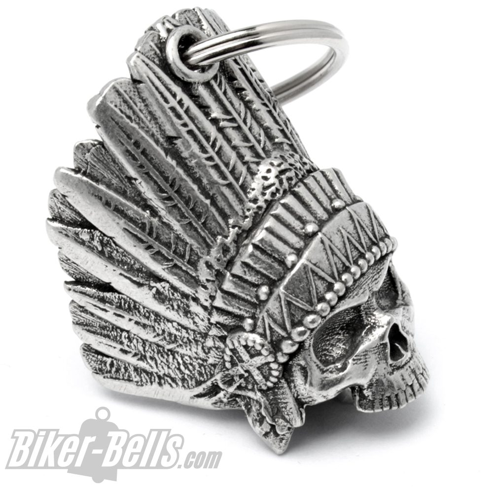 Biker Bell 3D Indian Skull Biker-​Bell Häuptling Totenkopf MoFa Lounge Künzelsau Hohenlohe Baden Württemberg 1
