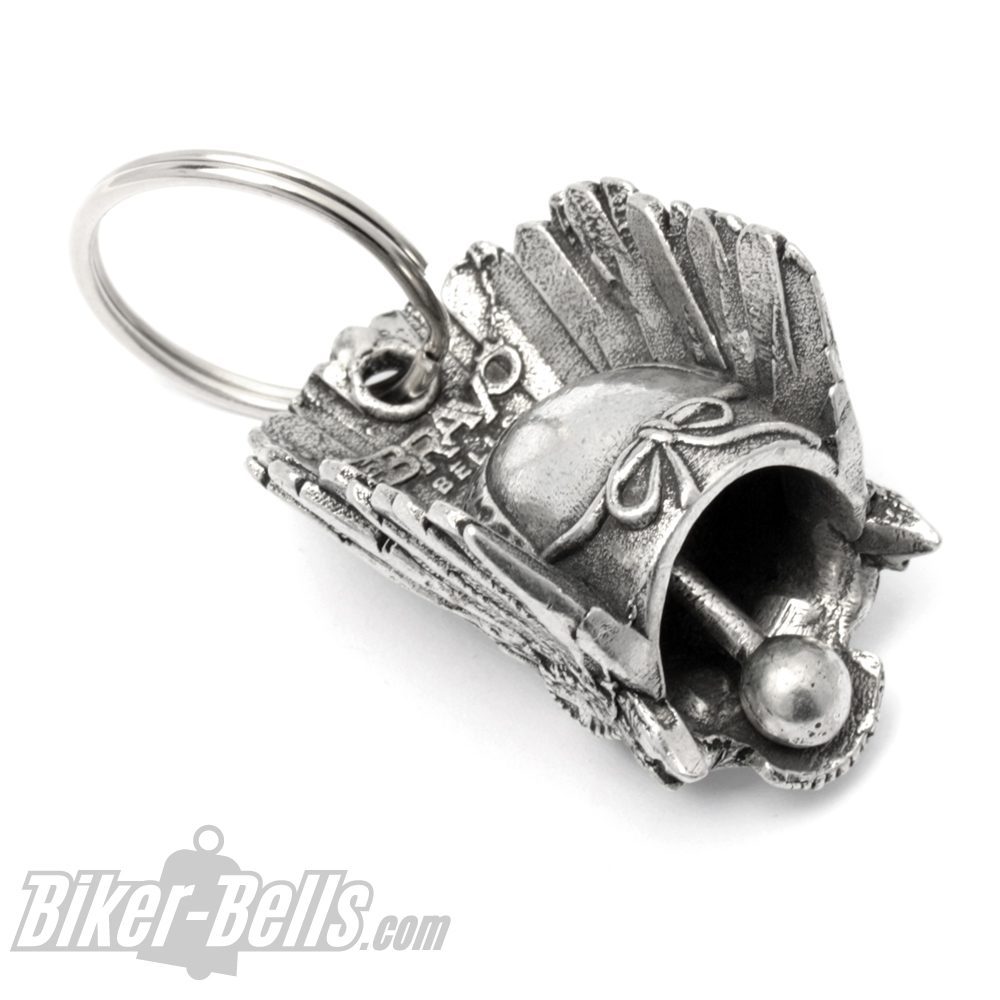 Biker Bell 3D Indian Skull Biker-​Bell Häuptling Totenkopf MoFa Lounge Künzelsau Hohenlohe Baden Württemberg 2