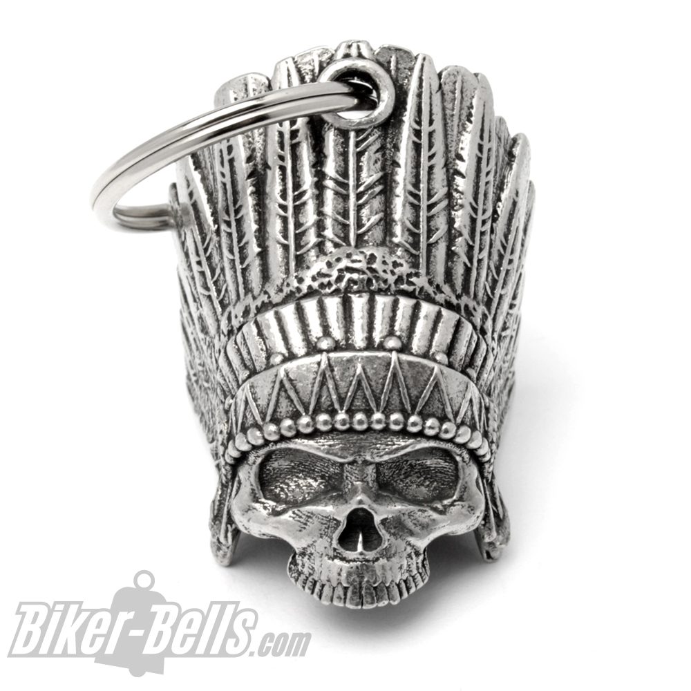 Biker Bell 3D Indian Skull Biker-​Bell Häuptling Totenkopf MoFa Lounge Künzelsau Hohenlohe Baden Württemberg