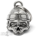 Biker Bell 3D Totenkopf Biker-​Bell mit retro Motorradhelm MoFa Lounge Künzelsau Hohenlohe Baden Württemberg 1