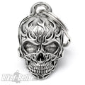 Biker Bell 3D Totenkopf mit Flammen burning Skull MoFa Lounge Künzelsau Hohenlohe Baden Württemberg