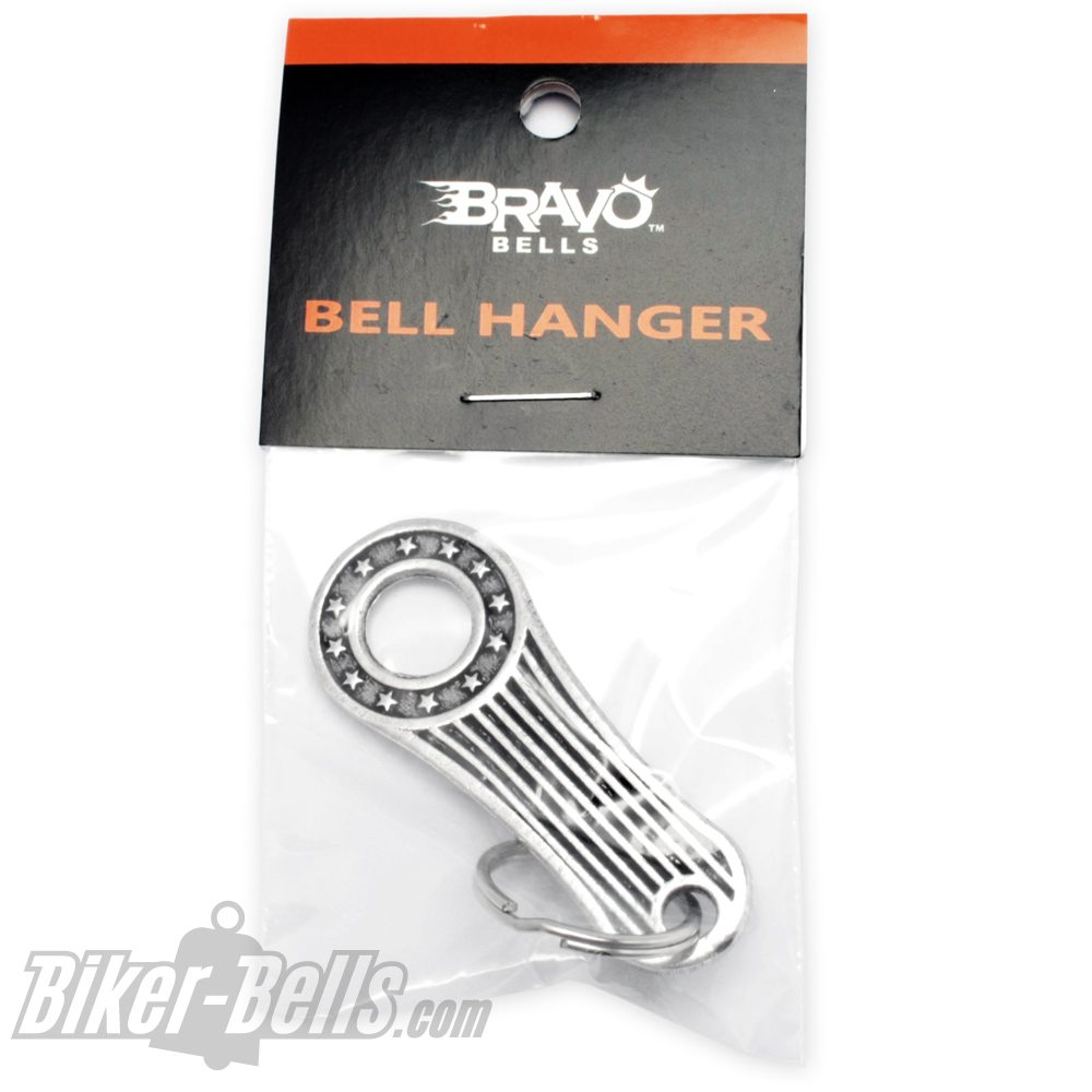 Stars and Stripes Biker-​Bell Hanger Halterung zur befestigung von Motorradglöckchen MoFa Lounge Künzelsau Hohenlohe Baden Württemberg 3