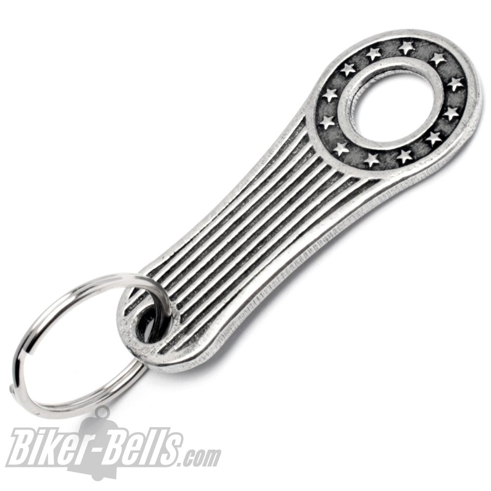 Stars and Stripes Biker-​Bell Hanger Halterung zur befestigung von Motorradglöckchen MoFa Lounge Künzelsau Hohenlohe Baden Württemberg