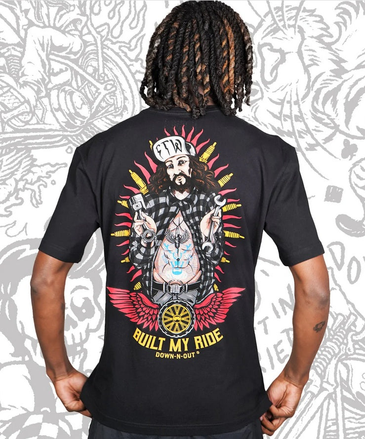 Down-n-Out Built my Ride t-shirt black MoFa Lounge Künzelsau Hohenlohe Baden Württemberg 8