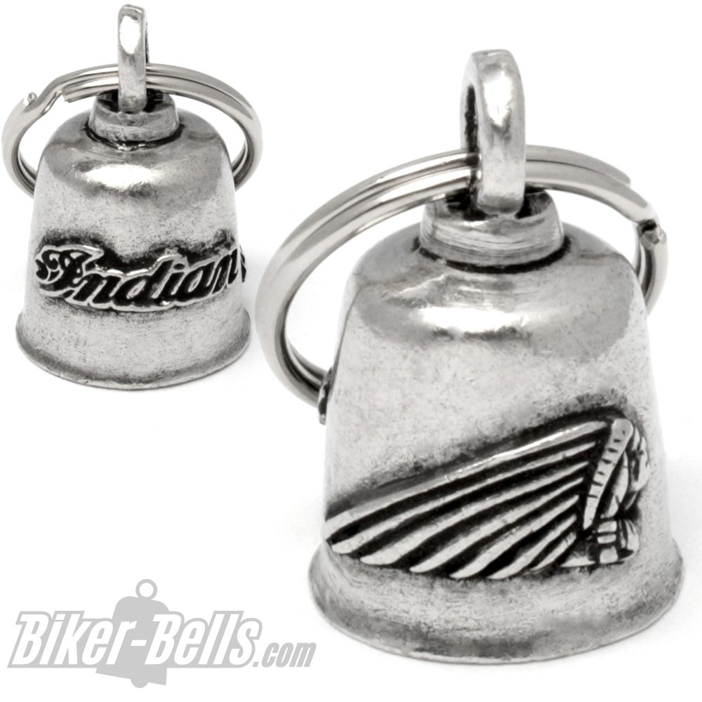 Biker Bell Indian Motorcycle Biker-​Bell mit Indianerkopf MoFa Lounge Künzelsau Hohenlohe Baden Württemberg 2