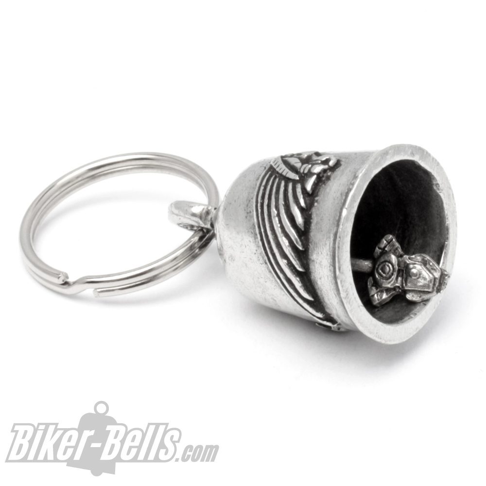 Biker Bell Indian Motorcycle Biker-​Bell mit Indianerkopf MoFa Lounge Künzelsau Hohenlohe Baden Württemberg 5