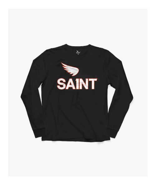 SA1NT KEYLINE NO. 1 LONG SLEEVE TEE – BLACK MoFa Lounge Künzelsau Hohenlohe Baden Württemberg