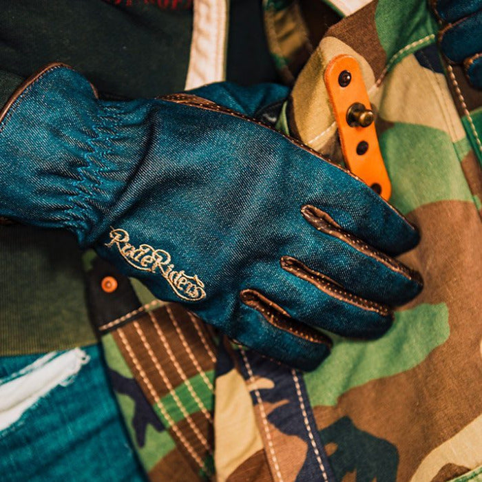 rude riders Urban Denim Blue Motorradhandschuhe MoFa Lounge Künzelsau Hohenlohe Baden Württemberg 3