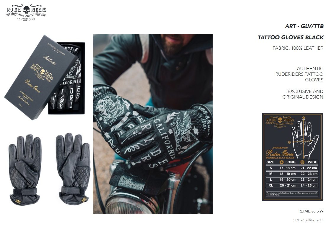 Rude Riders Tattoo Gloves Black Blue MoFa Lounge Künzelsau Hohenlohe Baden Württemberg