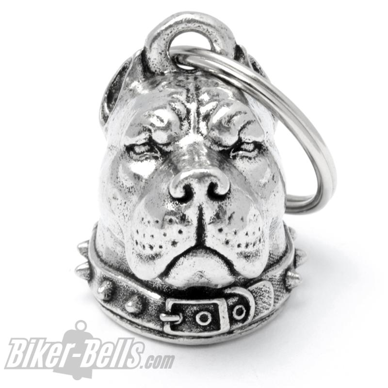 Biker Bell 3D Pitbull Dobermann Dogge Hund Bikerbell Motorrad Glocke MoFa Lounge Künzelsau Hohenlohe Baden Württemberg 1