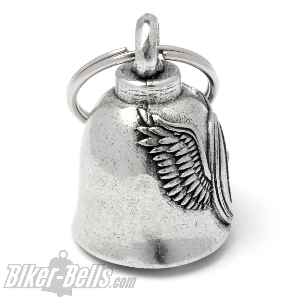 Biker-​Bell Rad mit Flügel Winged Wheel Motorrad-​Glocke Glücksbringer Ride Bell MoFa Lounge Künzelsau Hohenlohe Baden Württemberg 2