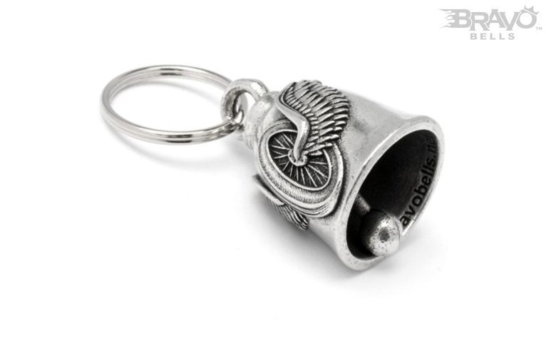 Biker_Bell_mit_geflügeltem_Motorrad_Reifen_MoFa Lounge Künzelsau Hohenlohe Baden Württemberg 2