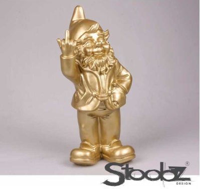 Stooloz Gartenzwerg F+++ You_10_CM_GOLD MoFa Lounge Künzelsau Hohenlohe Baden Württemberg