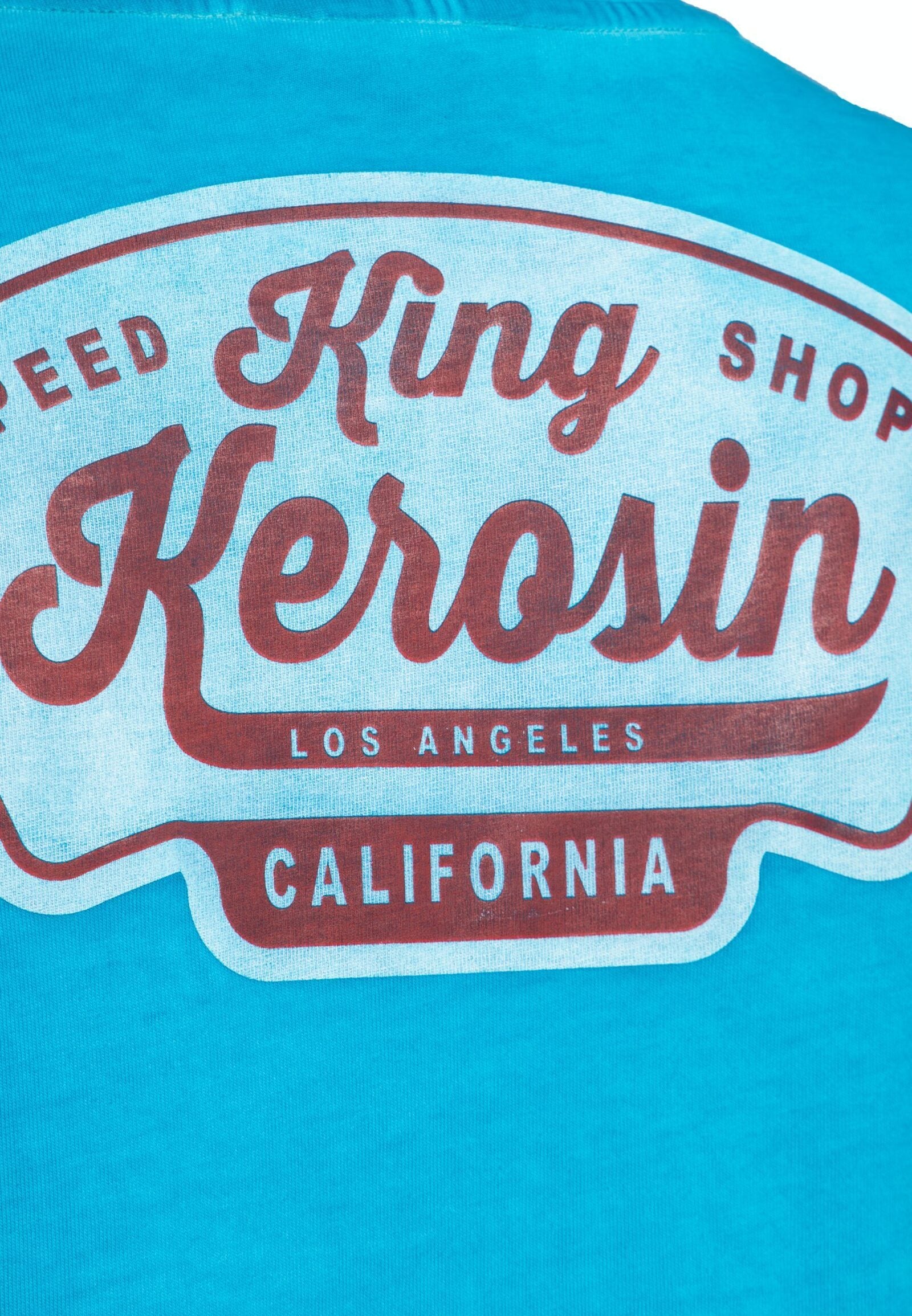 King Kerosin Oil Washed T-Shirt »Speedshop King Kerosin« MoFa Lounge Künzelsau Hohenlohe Baden Württemberg 3