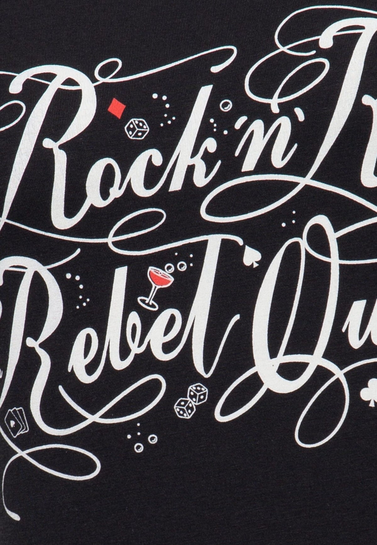 QueenKerosin Print-Shirt »Rock’n Roll Rebel Queen« MoFa Lounge Künzelsau Hohenlohe Baden Württemberg 2