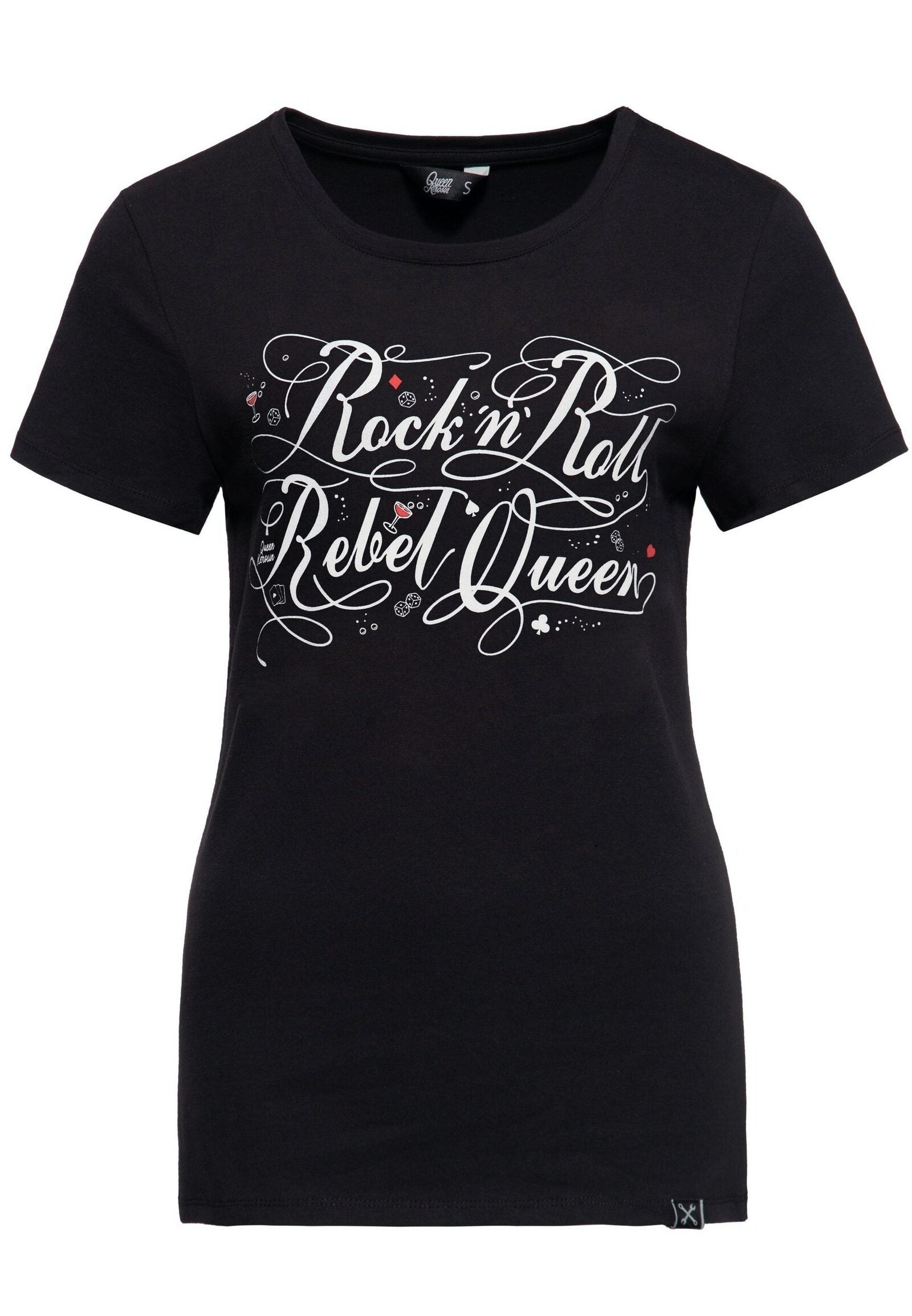 QueenKerosin Print-Shirt »Rock’n Roll Rebel Queen« MoFa Lounge Künzelsau Hohenlohe Baden Württemberg