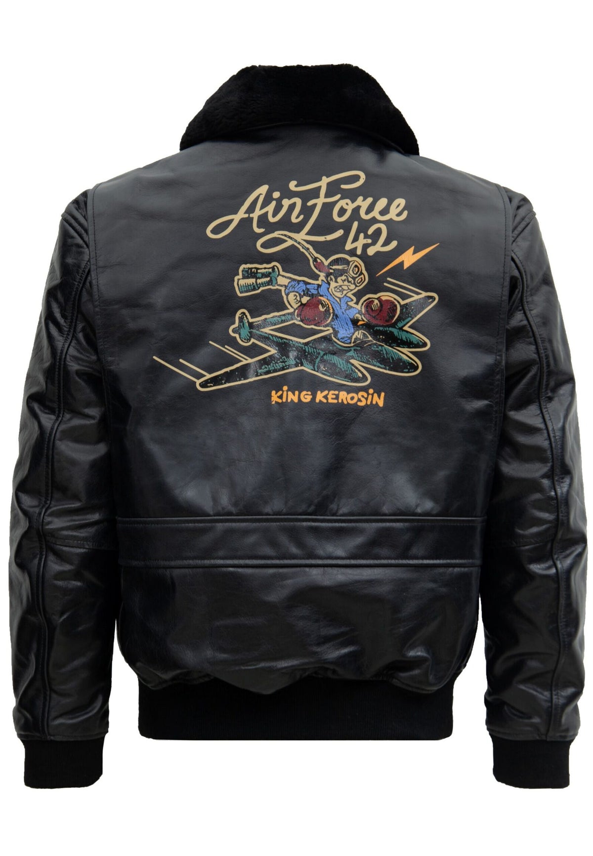 King Kerosin Leder Aviator Jacke»Air Force 42« MoFa Lounge Keltergasse Künzelsau Hohenlohe Baden Württemberg 1