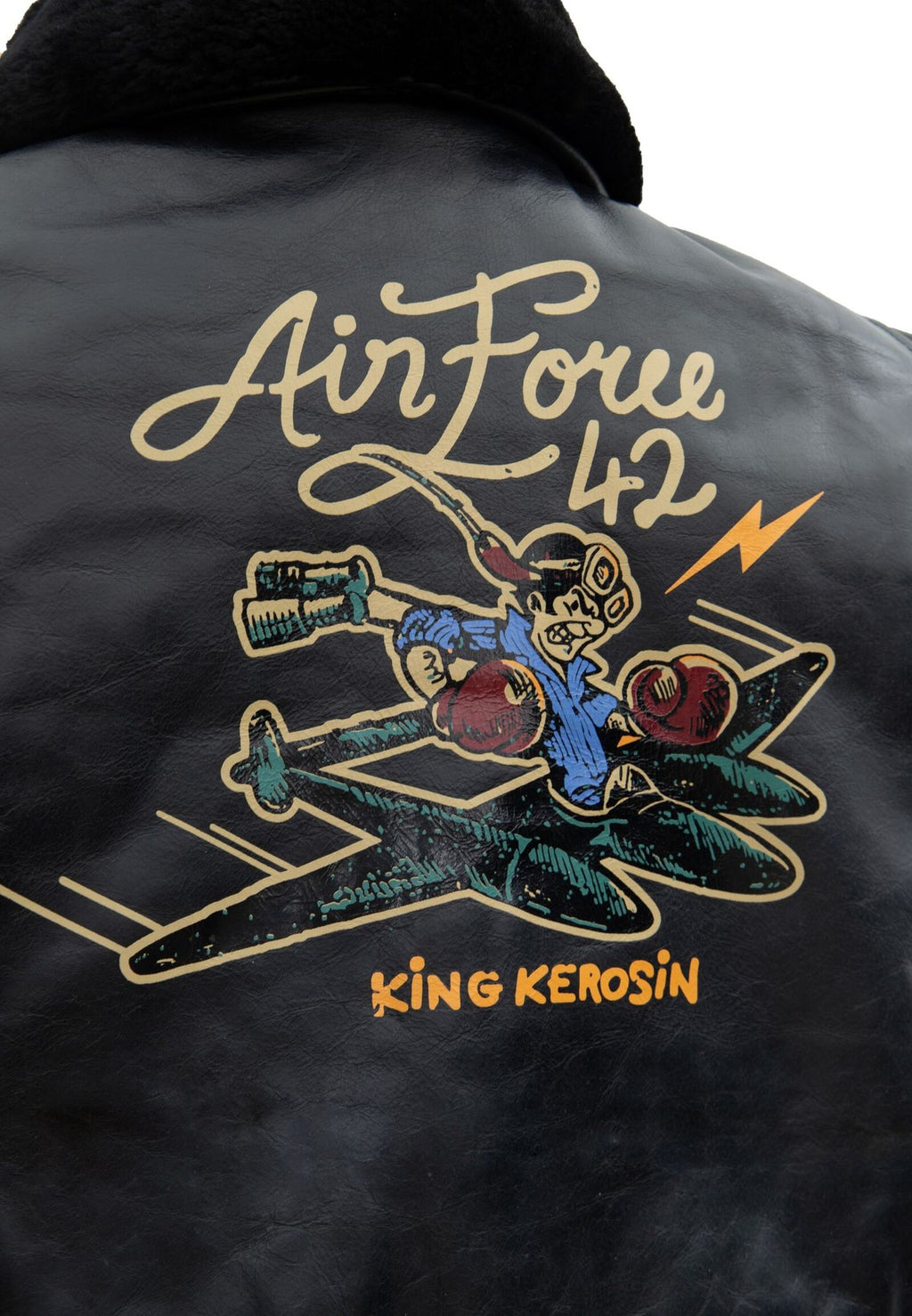 King Kerosin Leder Aviator Jacke»Air Force 42« MoFa Lounge Künzelsau Hohenlohe Baden Württemberg (23)