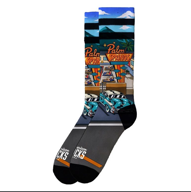 American Socks Palm Springs Motel – Mid High MoFa Lounge Künzelsau Hohenlohe Baden Württemberg 1