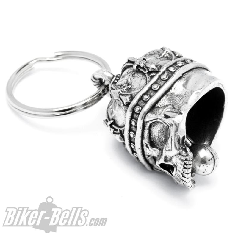 3D Totenkopf König Biker-​Bell Skull King Krone MoFa lounge Künzelsau Hohenlohe Baden Württemberg 3