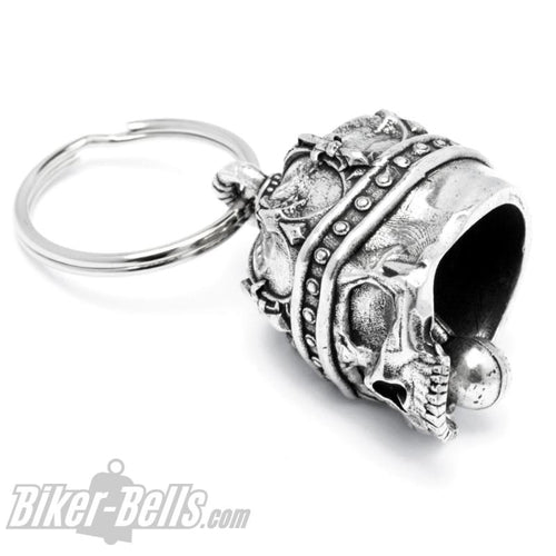 3D Totenkopf König Biker-​Bell Skull King Krone MoFa lounge Künzelsau Hohenlohe Baden Württemberg 3