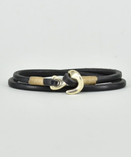 Timeless Wickelarmband-Messing-Schwarz MoFa Lounge Künzelsau Hohenlohe Baden Württemberg