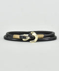 Timeless Wickelarmband-Messing-Schwarz MoFa Lounge Künzelsau Hohenlohe Baden Württemberg