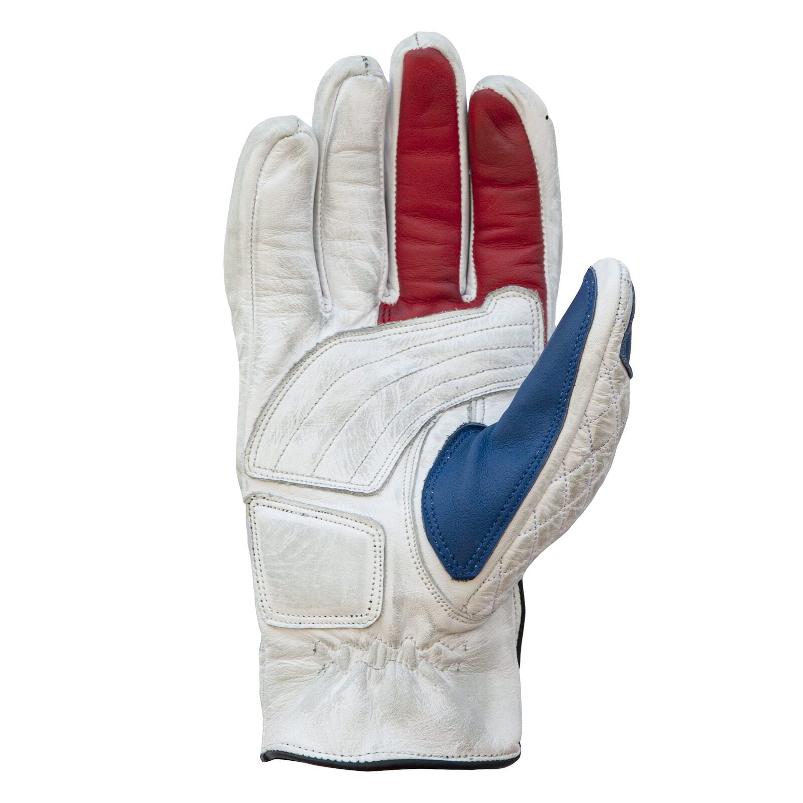 Age of Glory Miles Leather CE Gloves White Blue Red MoFa Lounge Künzelsau Hohenlohe Baden Württemberg 4