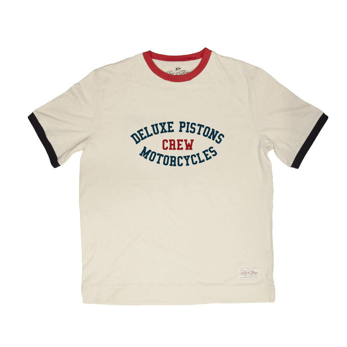Age of Glory Vintage Crew-T-Shirt Ecru Rot Marine MoFa Lounge Künzelsau Hohenlohe Baden Württemberg