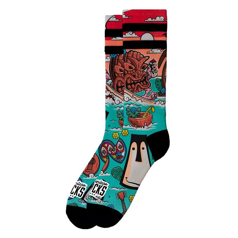 American Socks Tiki Surf – Mid High signature socks MoFa lounge Künzelsau Hohenlohe Baden Württemberg 1