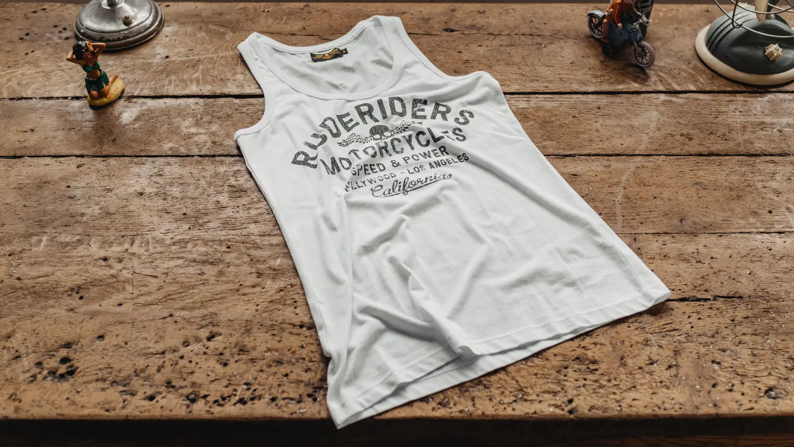 Rude Riders Weißes Damen-Tanktop MoFa Lounge Künzelsau Hohenlohe Baden Württemberg 4