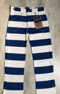Prison pant HOLD FAST Denim blau-weiß 16Oz MoFa Lounge Künzelsau Hohenlohe Baden Württemberg