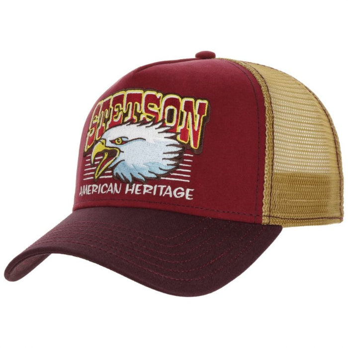 Stetson EAGLE HEAD TRUCKER CAP BORDEAUX Mofa Lounge Künzelsau Hohenlohe Baden Württemberg 2