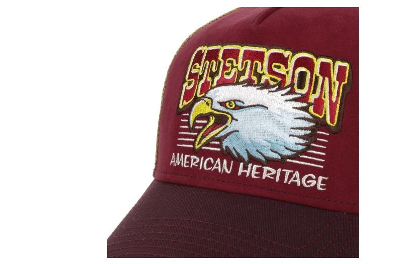 Stetson EAGLE HEAD TRUCKER CAP BORDEAUX Mofa Lounge Künzelsau Hohenlohe Baden Württemberg 5