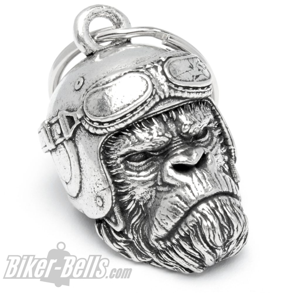 bikerbell-bravo-bell-affe-gorilla-helm MoFa Lounge Künzelsau Hohenlohe Baden Württenberg1