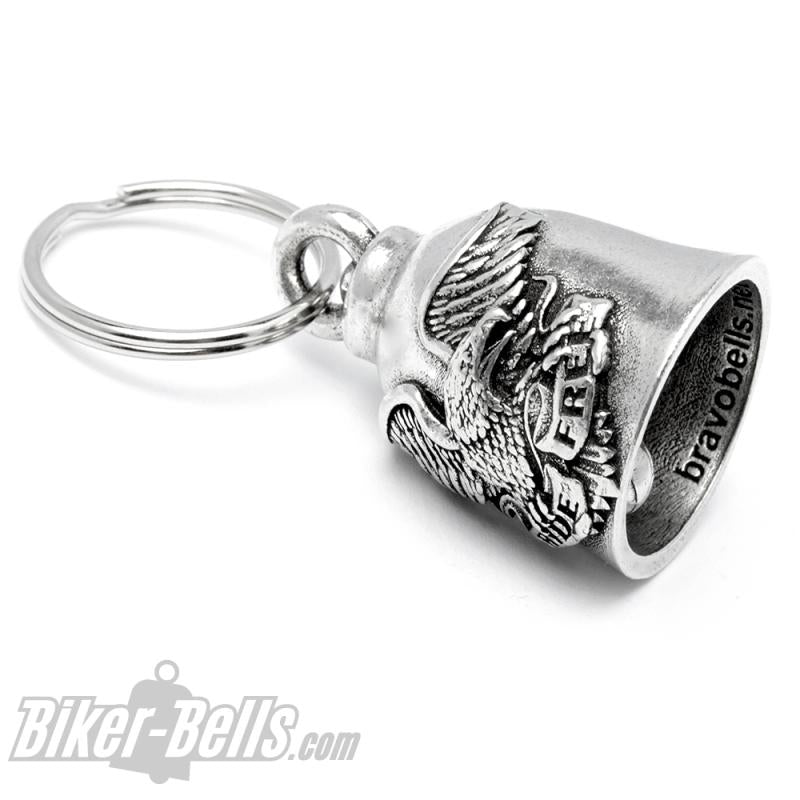 Ride Free Adler Motorradfahrer Glücksbringer Bikerbell Motorrad-​Glocke MoFa lounge Künzelsau Hohenlohe Baden Württemberg 2