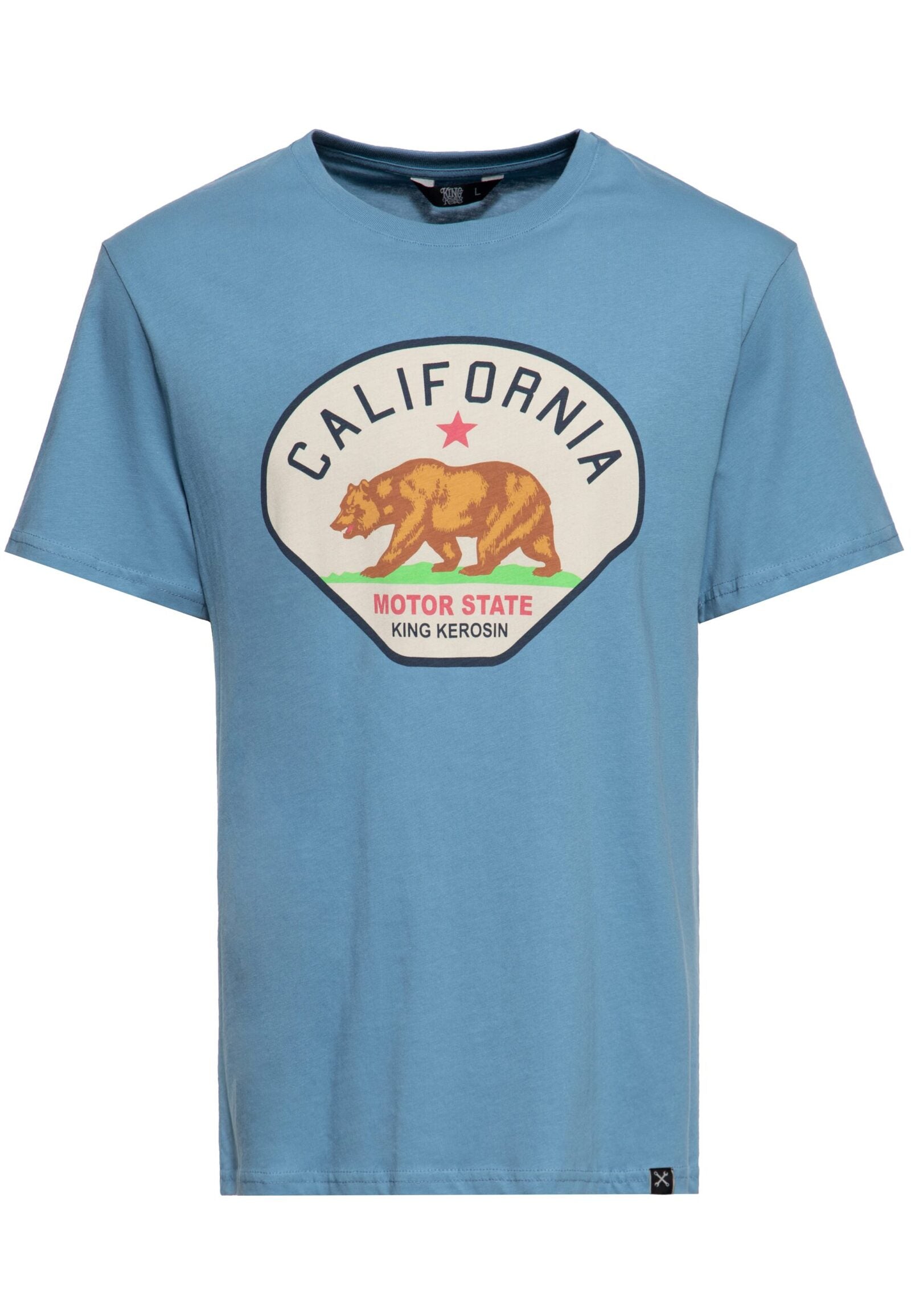 King Kerosin PRINT T-SHIRT »CALIFORNIA MOTOR STATE« MoFa Lounge Künzelsau Hohenlohe Baden Württemberg