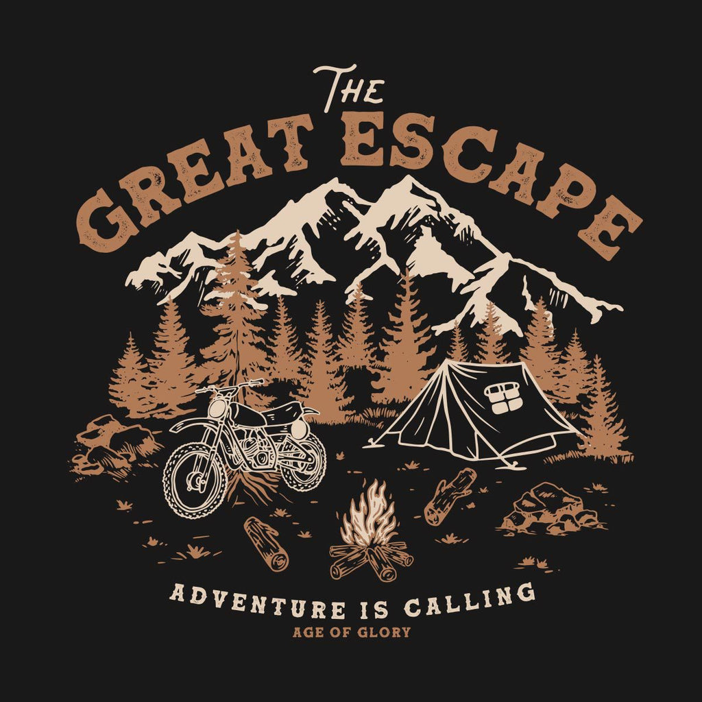 Age of Glory Great Escape Tee Washed Black-MoFa Lounge Künzelsau Hohenlohe Baden Württemberg 1