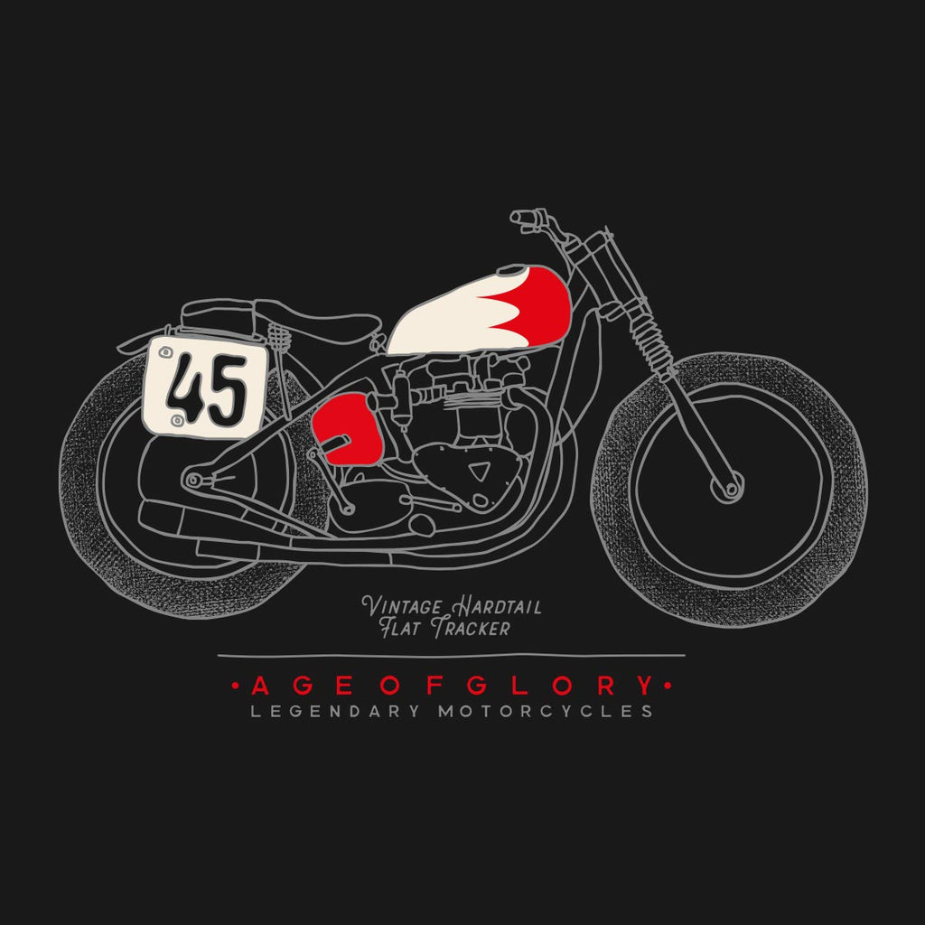 age of glory Legendary – Hardtail Tracker Tee Washed black-MoFa Lounge Künzelsau Hohenlohe Baden Württemberg 2