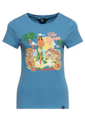 Queen King Damen Basic T-Shirt Tiki Lagoon-MoFa-Lounge-Kuenzelsau-Hohenlohe-Baden-Wuerttemberg