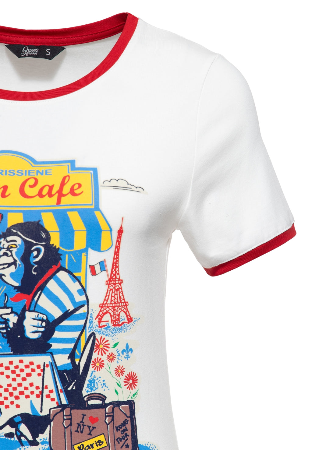 Queen King -MoFa-Lounge Ringer T-Shirt Real Romance-Kuenzelsau-Hohenlohe-Baden-Wuerttemberg 2