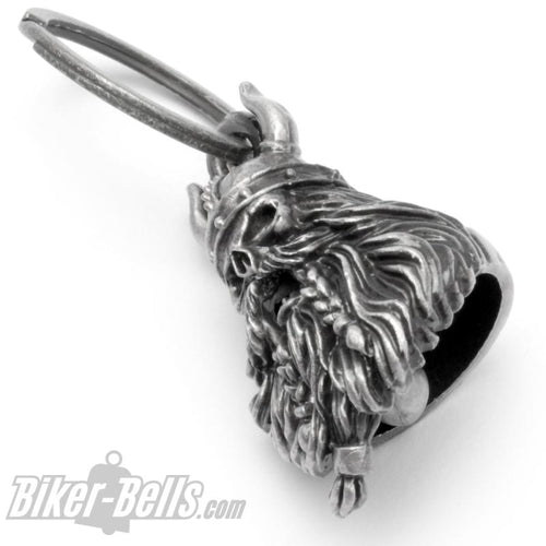 3D Totenkopf mit Wikinger-_Helm geflochtemen Bart Glücksbringer Biker-_Bell Geschenk MoFa Lounge Künzelsau Hohenlohe Baden Württemberg 2