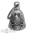 Live To Ride Biker-_Bell mit großem Adler Motorrad_Bell Geschenk MoFa Lounge Künzelsau Hohenlohe Baden Württemberg 3