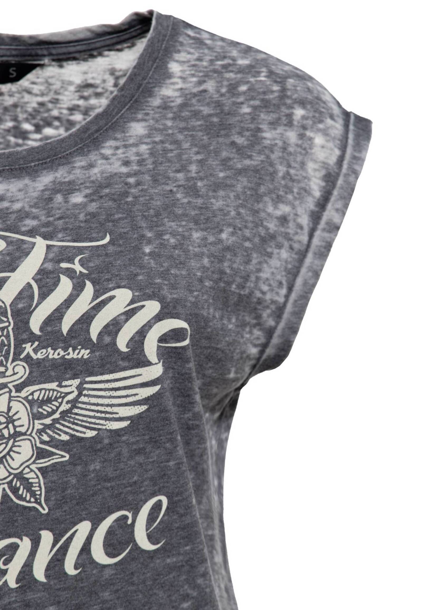 Queen King Damen Damen ENYZM Wash Sleeveless T-Shirt No Time-MoFa-Lounge-Kuenzelsau-Hohenlohe-Baden-Wuerttemberg 2