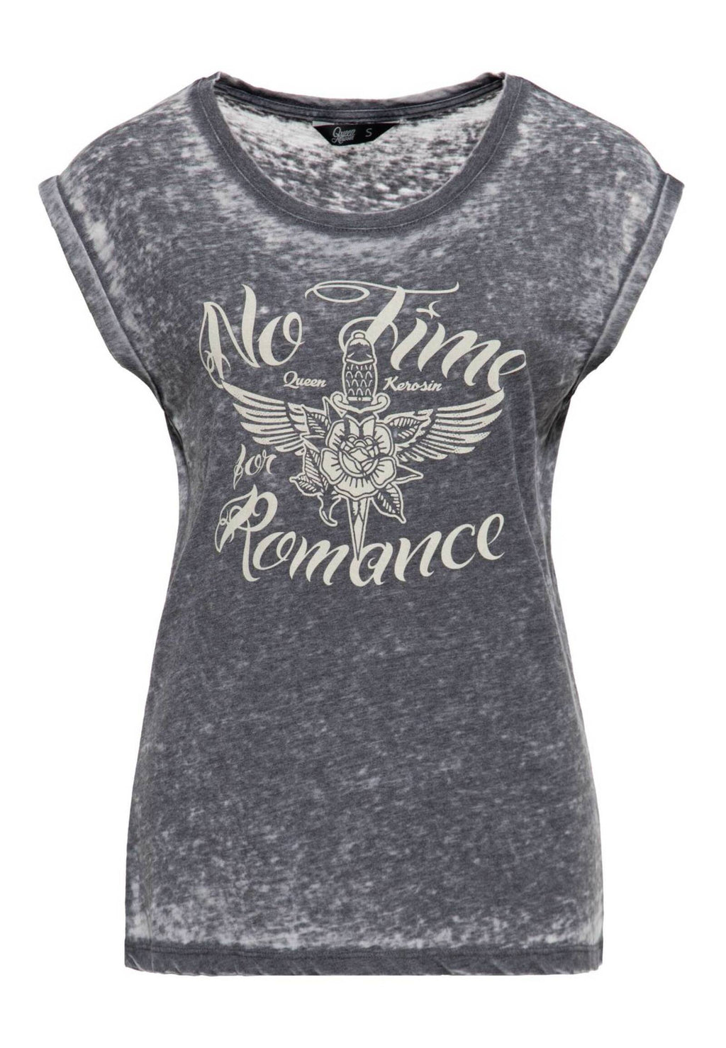 Queen King Damen Damen ENYZM Wash Sleeveless T-Shirt No Time-MoFa-Lounge-Kuenzelsau-Hohenlohe-Baden-Wuerttemberg