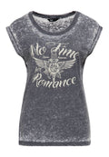 Queen King Damen Damen ENYZM Wash Sleeveless T-Shirt No Time-MoFa-Lounge-Kuenzelsau-Hohenlohe-Baden-Wuerttemberg