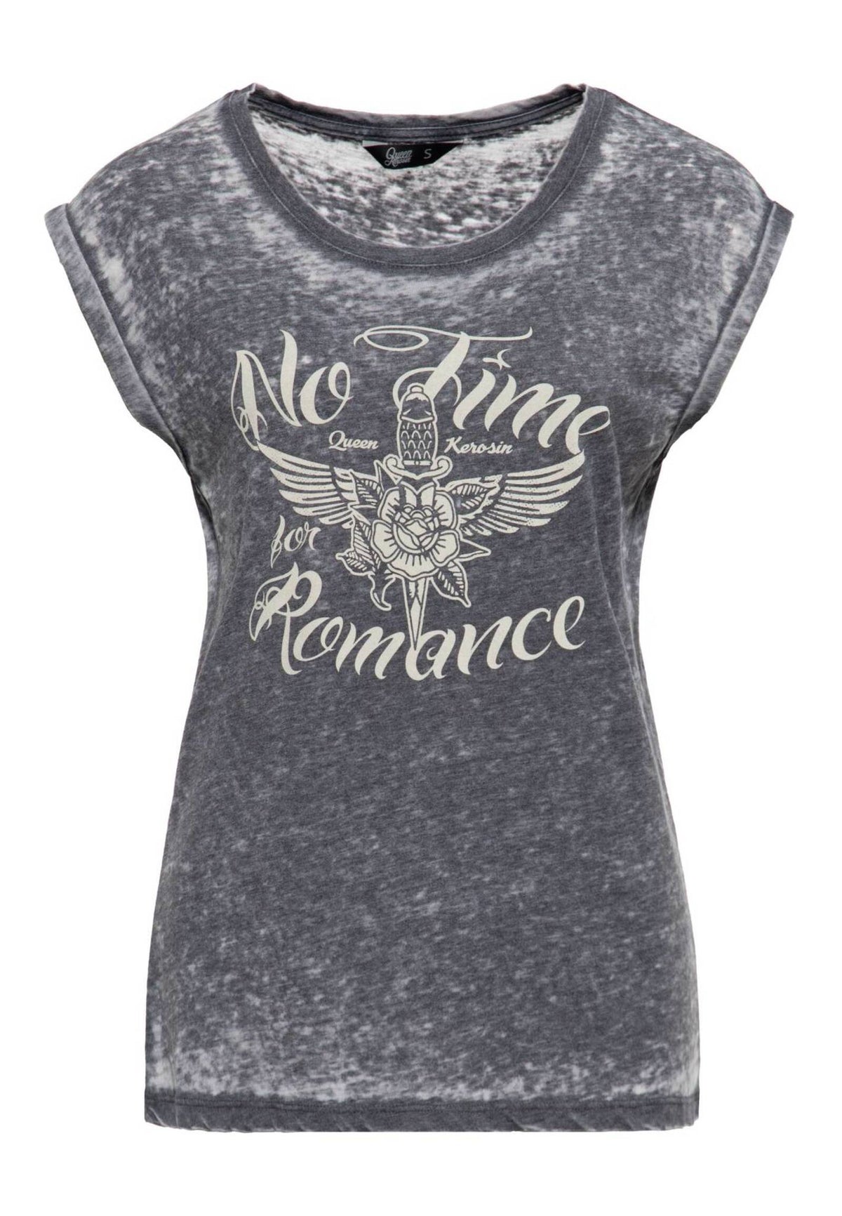 Queen King Damen Damen ENYZM Wash Sleeveless T-Shirt No Time-MoFa-Lounge-Kuenzelsau-Hohenlohe-Baden-Wuerttemberg